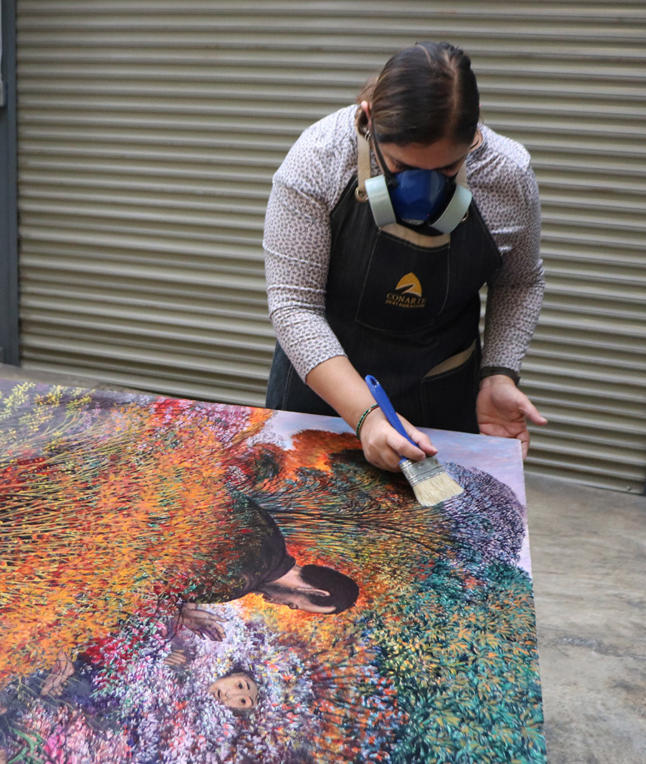 12 Aplicación barniz