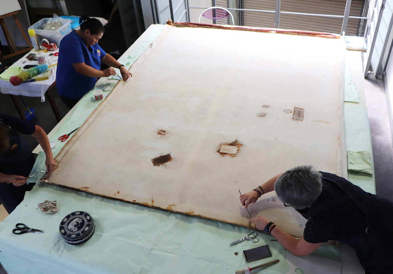 21 Colocación parches